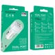 Автомобільний зарядний пристрій BOROFONE BZ14 Max dual port ambient light car charger White - изображение 5