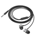 Наушники HOCO Fountain metal universal earphones with microphone M106 серые - изображение 4