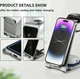 Бездротова зарядка стенд 3in1 Smart Pure Metal WL 15 Вт deep purple - изображение 14