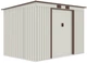 Садовий будинок сарай із навісом для інструментів OREGON 9x6 Beige 261x171 cm 004037 - зображення 1