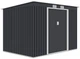 Садовий будинок сарай із навісом для інструментів OREGON 9x6 Cold Grey 261x171 cm 004038 - зображення 3