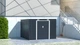Садовий будинок сарай із навісом для інструментів OREGON 9x8 Cold Grey 261x241 cm 004044 - зображення 4