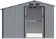 Садовий сарай із навісом для інструментів MADISON 9x6 Light Grey 278x191 cm 003998 - зображення 4