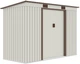 Садовий будинок сарай із навісом для інструментів OREGON 9x4 Beige 261x121 cm 004032 - зображення 7