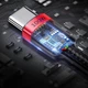 Кабель Baseus 2м Type-C Type-C 100Вт (5А/20В) 480 Мбит/с PD (Power Delivery) QC 4.0 E-Marker Чип Черный - изображение 8