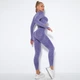Жіночий костюм для фітнесу Whatiwear з утяжкою та ефектом Push Up (Пуш Ап) фіолетовий S (1318-purple-S) - зображення 7