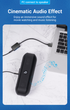 Звуковая карта Vention USB - 2x 3.5мм minijack с поддержкой микрофона 16 бит/48 кГц TRS Наружный Адаптер Стерео AUX 3-пиновый Черный CDYB0 - изображение 5