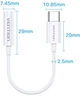 Переходник Vention 0.1м Type-C-3.5мм minijack Аудиоадаптер AUX на USB-C для Наушников Белый - изображение 7