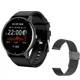 Розумний смарт годинник Modfit Business All Black + Mesh 39 мм 1077-0227 - зображення 1