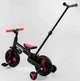 Велосипед трансформер с родительской ручкой и съемными педалями Best Trike 23031 колеса PU 10’’ - изображение 3