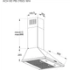 Вытяжка кухонная Pyramida ACH 60 PB (1150) WH - изображение 7