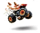 Машина Хот Вілс Тигрова Акула Конструктор Монстр Трак Hot Wheels Mega Construx Tiger Shark Mattel - зображення 2