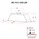 Вытяжка кухонная Perfelli BIS 7653 I 1000 LED - изображение 7