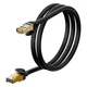 Патч-корд мережевий кабель Baseus High Speed Seven типи RJ45 10gigabit network cable CAT 7 |1m| - зображення 1