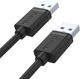 Kabel Unitek USB 2.0 AM-AM 1,5 m Czarny (Y-C442GBK) - obraz 2