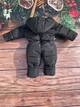 Зимовий комбінезон дитячий для дівчинки Look чорний 104-110 см - зображення 2