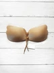Бюстгальтер-невидимка fly bra бежевый на шнуровке с чашками бабочка G&N 4834 75C - изображение 5