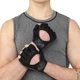 Рукавички для фітнесу спортивні рукавички Zelart Hard Touch Fit 9529 розмір S Black-Grey - зображення 8