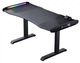 Комп'ютерний стіл Cougar MARS PRO 150 Black, для геймера, ергономічний дизайн, USB 3,0/Audio хаб, RGB підсвічування, Type-C, регулювання висоти - зображення 1