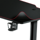 Компьютерный стол Trust GXT 1175 Imperius XL Gaming Desk, Black, 140 x 75 см, вся рабочая область стола покрыта ковриком для мыши, стальной каркас, высококачественная столешница, регулируемый упор для ног (23802) - изображение 5