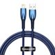 Кабель Baseus Glimmer Series CADH000203 USB-A to Lightning 2.4A 1m Голубой (759749) - изображение 1