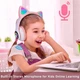 Наушники беспроводные Bluetooth TUCCI STN28 с кошачьими ушками Pink (747222) - изображение 4