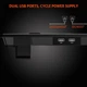 Подставка-кулер для ноутбука MeeTion CoolingPad CP2020 с RGB подсветкой, черный - изображение 9
