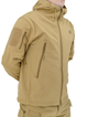 Куртка тактична Eagle Soft Shell JA-01 з флісом Пісочний (Койот) 3XL - зображення 3