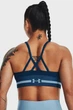 Жіночий темно-синій топ спортивний UA Seamless Low Long Bra Under Armour M 1357719-426 - зображення 4