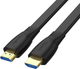 Kabel Unitek High Speed ​​​​HDMI 2.0 4K 60 Hz płaski 3 m (C11063BK-3M) - obraz 1