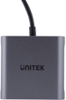 Адаптер Unitek USB-C to 2x HDMI 4K MST (V1404B) - зображення 3