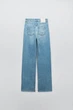 Джинси прямі Zara High-Rise Straight 40 блакитний 6147/068/427 - зображення 8