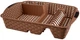 Сушка для посуду Violet House 0757 Роттанг 9 х 48 х 37.5 см Cream (0757 Роттанг CREAM сушарка д/пос) - зображення 1