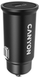 Автомобільний зарядний пристрій Canyon C-20 PD 20 W USB-C Black (CNS-CCA20B) - зображення 2