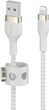 Кабель Belkin USB-A to LTG Braided Silicone 3 м White (CAA010BT3MWH) - зображення 3