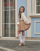 Гольфы детские белые с бежевыми полосками ( 30-36) - изображение 4