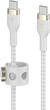 Kabel Belkin USB-C to USB-C 2.0 Braided Silicone 2 m Biały (CAB011BT2MWH) - obraz 2