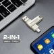 Флеш накопичувач MICRODRIVE 2 в 1 USB 3.0/Type C 64Гб - изображение 2