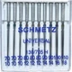 Иглы универсальные Schmetz ассорти №70-110 (№70х3шт; №80х3шт; №90х2шт; №100х1шт;№110х1шт.) - изображение 1
