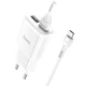 Адаптер мережевий Hoco Micro USB Cable Star round dual Port charger set C88A |2USB, 2.4A| white - зображення 1