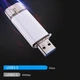 64Gb USB 3.1 + Type-C флеш накопитель OTG, 135мБ чтение / 78мБ запись, двухсторонняя флешка, красная - изображение 9