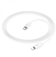 Кабель зарядки Hoco X87 Magic silicone 20W Type-C to Lightning, 1м white - зображення 1
