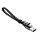 Кабель зарядки, синхронизации USB/Lightning + microUSB BASEUS CALMBJ-01 Two-in-one Portable Cable 2A Android/iOS Black - изображение 1
