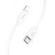 Кабель зарядки Hoco X87 Magic silicone 20W Type-C to Lightning, 1м white - зображення 3