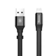 Кабель зарядки, синхронизации USB/Lightning + microUSB BASEUS CALMBJ-01 Two-in-one Portable Cable 2A Android/iOS Black - изображение 3