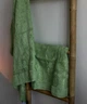 Набір турецьких бамбукових махрових рушників Zeron 50х90+70х140 Bamboo Agaс Desen зелений 3 - зображення 3