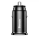 Автомобільний Зарядний Пристрій Baseus Square Metal 30W 2USB (QC3.0) black - зображення 5