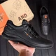 Мужские кожаные кроссовки Jordan Y-707 43 28,5 см Черные - изображение 5