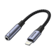 Adapter Unitek Apple Lightning-3,5 mm Mini-Jack Szary (M1208A) - obraz 1