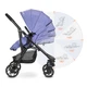 Коляска прогулочная Combi I_Thruller 4W Фиолетовый - изображение 6